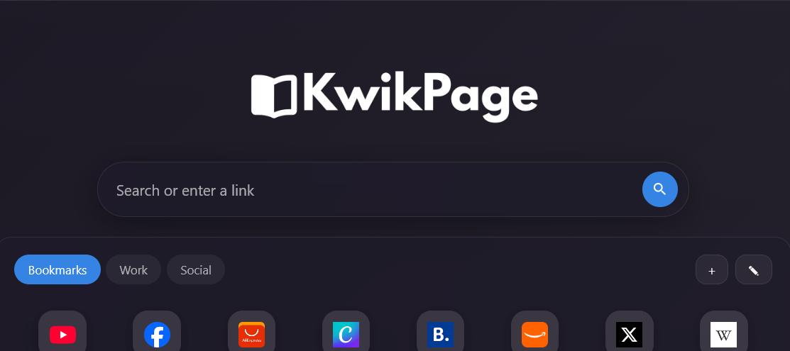 Quick search with your favorite search engine.